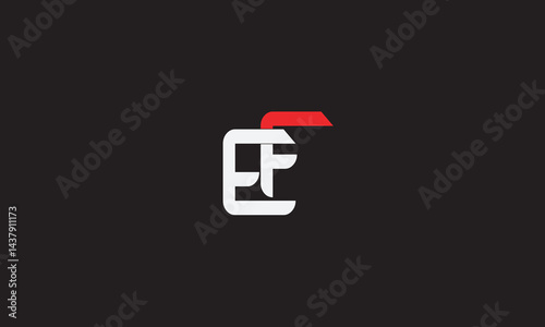 EF, FE , E , F , Abstract Letters Logo Monogram