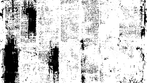 Wallpaper Mural background of old vintage newspapers. Grunge newspaper texture, Vintage newspaper texture background. Vector white and black newspaper paper grunge vintage old aged texture. Torontodigital.ca