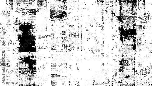 Wallpaper Mural background of old vintage newspapers. Grunge newspaper texture, Vintage newspaper texture background. Vector white and black newspaper paper grunge vintage old aged texture. Torontodigital.ca