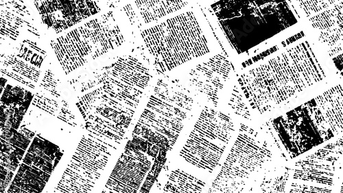 background of old vintage newspapers. Grunge newspaper texture, Vintage newspaper texture background. Vector white and black newspaper paper grunge vintage old aged texture.