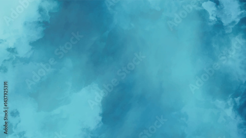 Light Blue Abstract Cloudy Background with Soft Mist