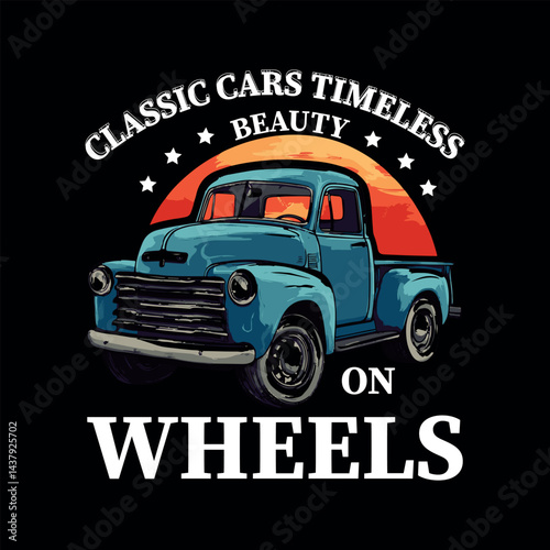 Take your T-Shirt design to the next level by using this Antique Classic Car T-Shirt design template by Dirtyline Studio. Use this ready-to-use T-Shirt design and start designing like a Pro
