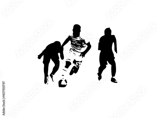 football players vector