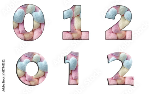 Dog cat kitten playful puppy Paws Love 0, 1, 2, 3 Number letter text typography font design