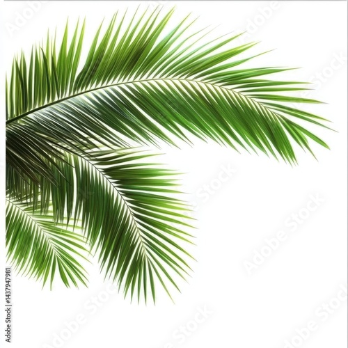 Lush Green Palm Frond