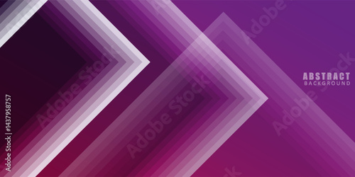 Vector Abstract Geometric With Violet Color Background For Template, Poster, Flyer Design.
