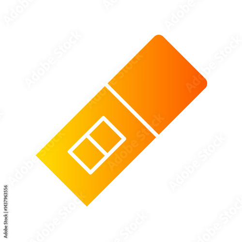 eraser gradient icon