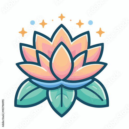 lotus, flower, beauty, vector, nature, floral, blossom, leaf, illustration, icon, plant, natural, meditation, bloom, petal, design, spa, isolated, art, flora, background, decoration, lily, pink, zen, 