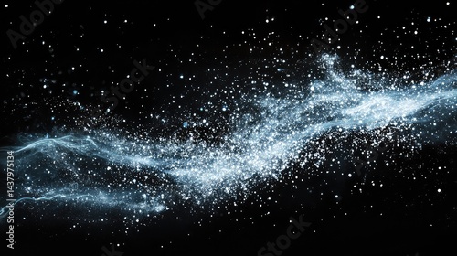 Wallpaper Mural Intense welding sparks bursting in the darkness, vivid blue light illuminating the night sky Torontodigital.ca