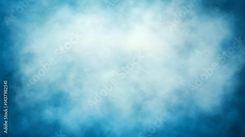 Soft, diffused light gradient background in cool blue tones.