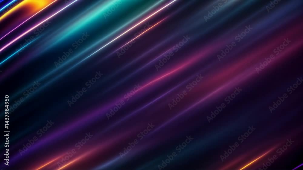 Abstract looped animation with neon lines, colorful streaks, smooth curves and variety of light trails and vibrant hues in motion, creating smoothly fluidity composition. Seamless endless footage. Abstract looped animation with neon lines, colorful streaks, smooth curves and variety of light trails and vibrant hues in motion, creating smoothly fluidity composition. Seamless endless footage.