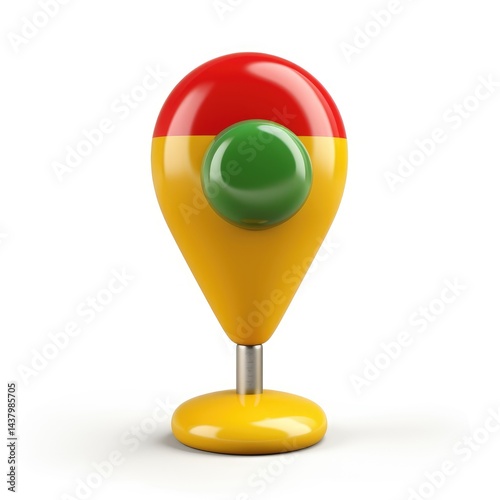 Google maps location marker illustration.