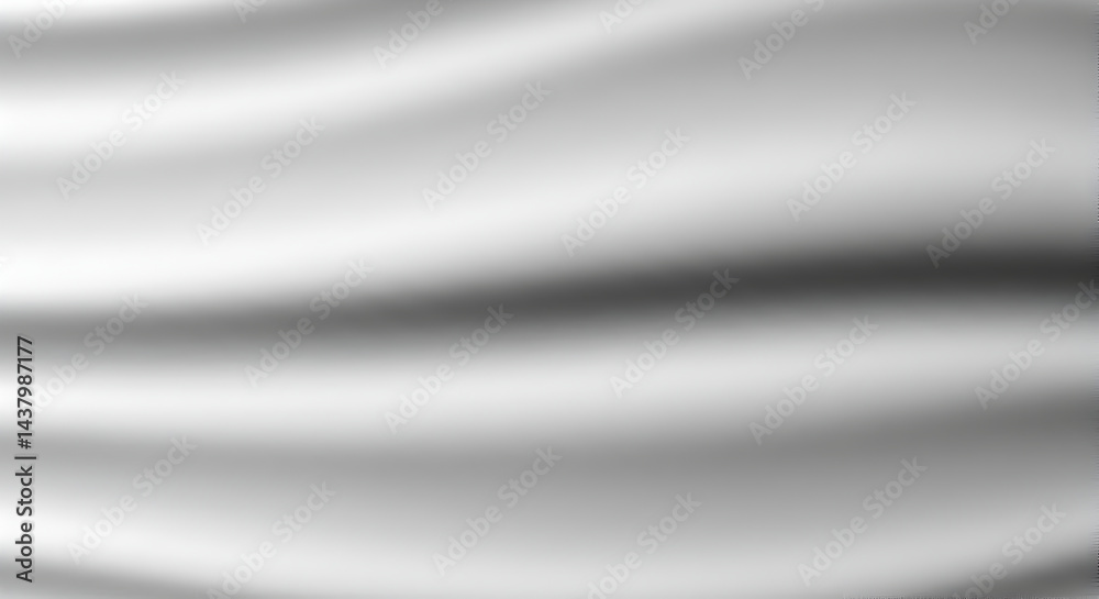 Abstract White Satin Fabric With Soft Folds And Gentle Light Reflections Abstract White Satin Fabric With Soft Folds And Gentle Light Reflections