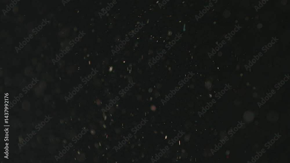falling snow flakes