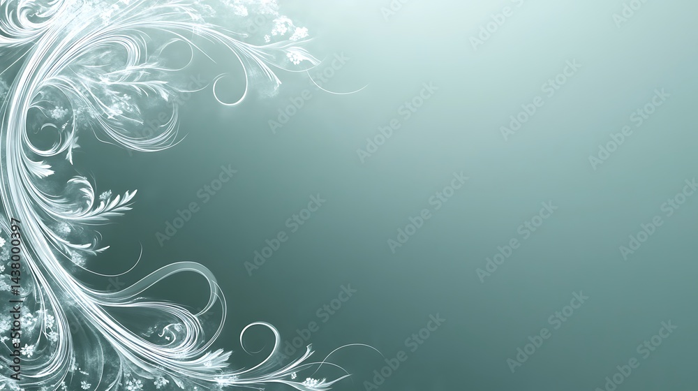 Teal Floral Design Background. (22) Teal Floral Design Background. (22)