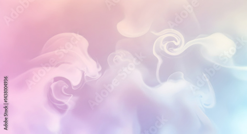 Swirling Pastel Hues Gentle Fluid Dynamics Creates Dreamy Abstract Background