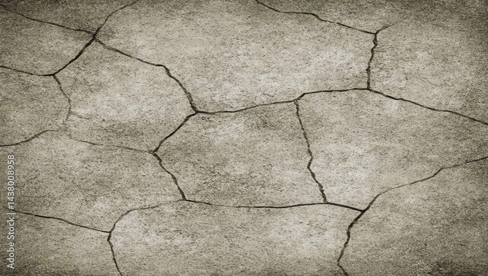 Obraz premium Cracked earth texture (1)