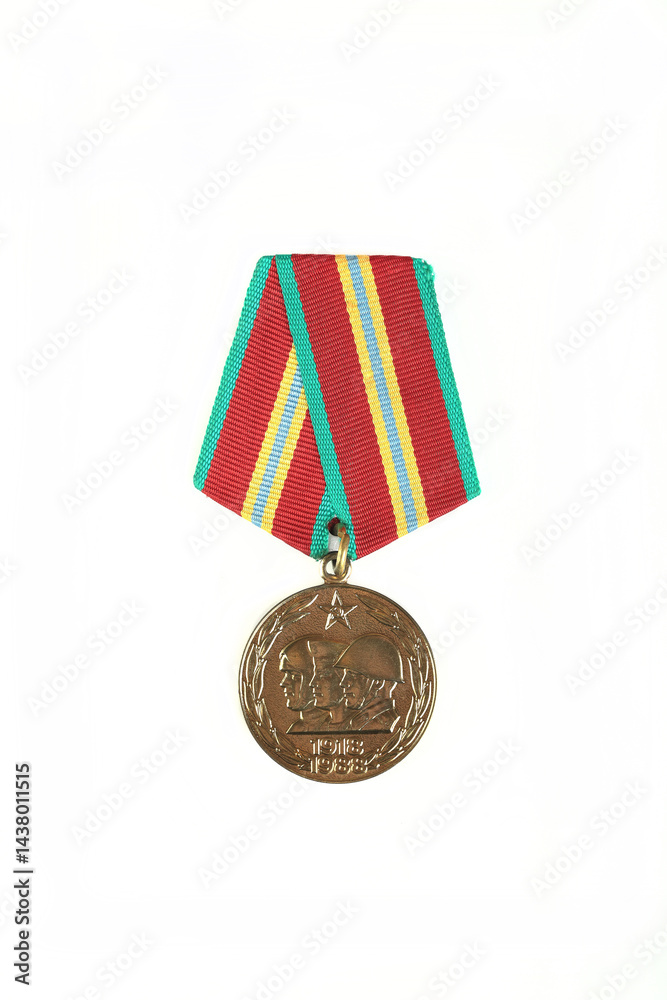 Naklejka premium Soviet military medal 