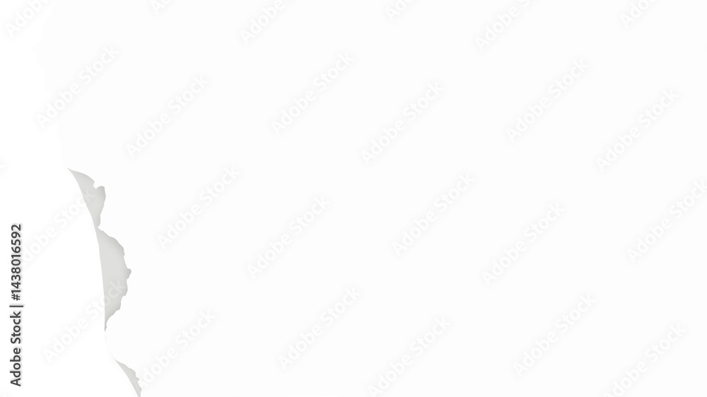 Obraz premium White torn ripped paper isolated on transparent background, design, element
