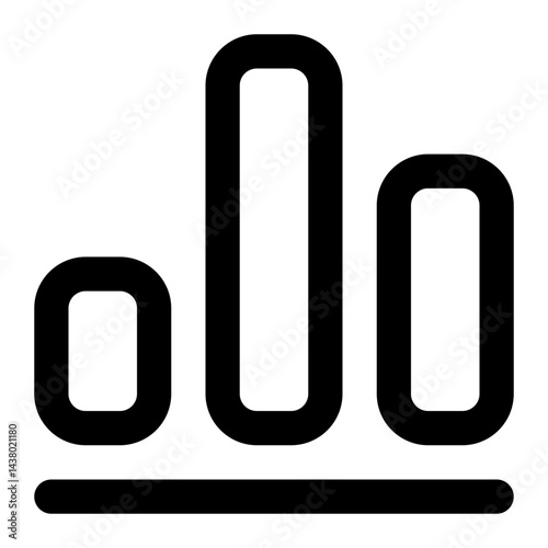 bra chart icon for illustration