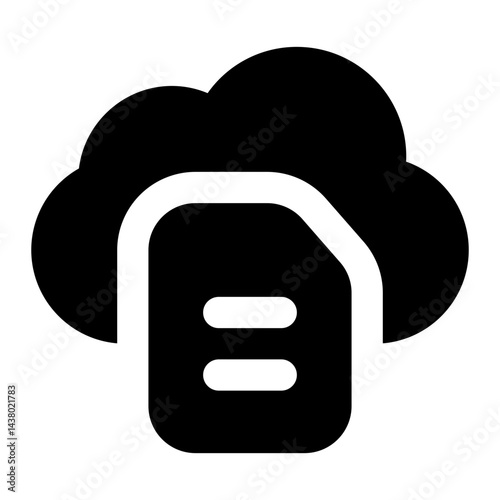cloud icon for illustration