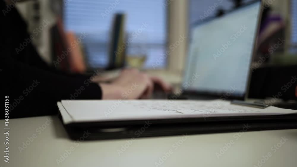 Man Journaling - Focused Handwriting in a Notebook to Self-Help During Depression