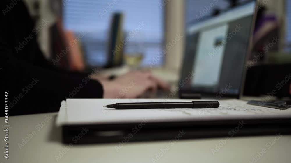 Man Journaling - Focused Handwriting in a Notebook to Self-Help During Depression Man Journaling - Focused Handwriting in a Notebook to Self-Help During Depression