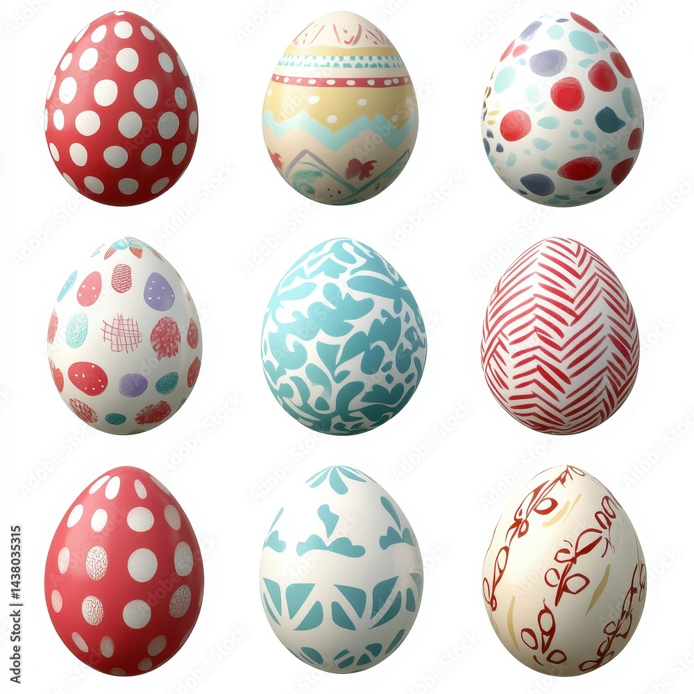 Colorful Easter Egg Designs Colorful Easter Egg Designs