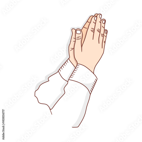 Praying Hands of a religious person