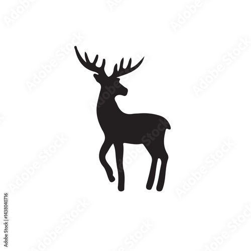 deer silhouette vector