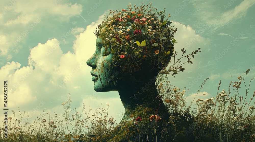 Nurturing the Mind, A Surreal Journey of Education and Growth.