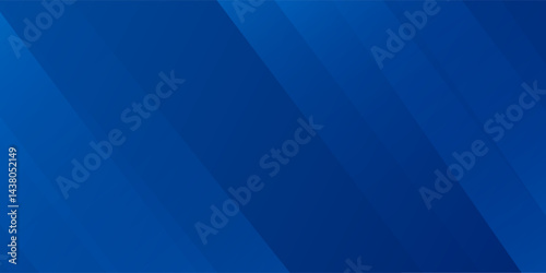 Abstract blue background with glowing geometric lines. Modern blue gradient square shape design. Futuristic technology concept. Suit for brochure,