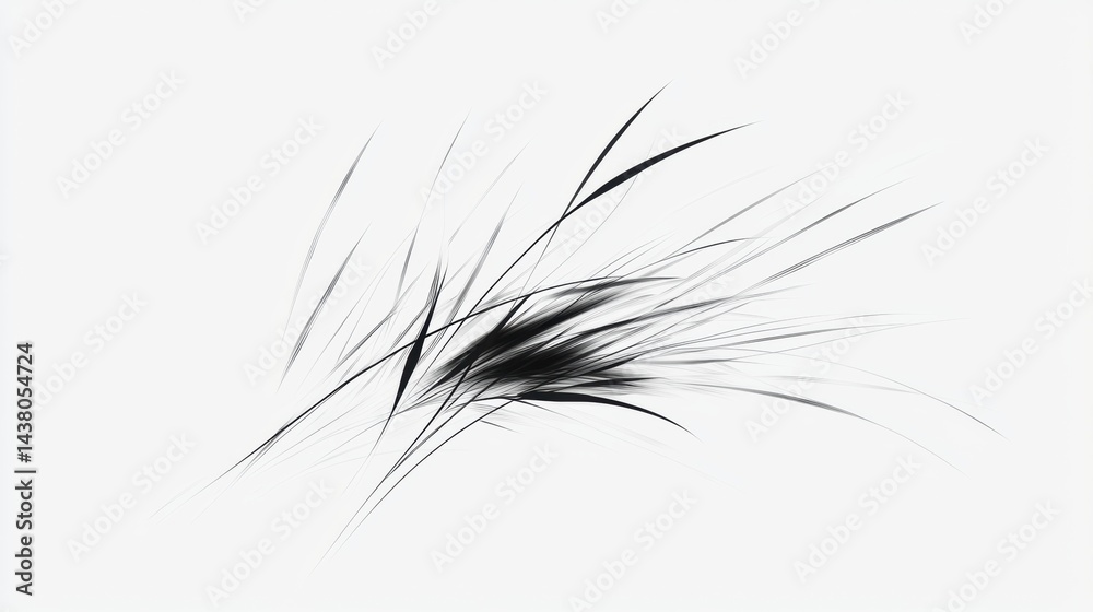 Fototapeta premium Abstract Black and White Design