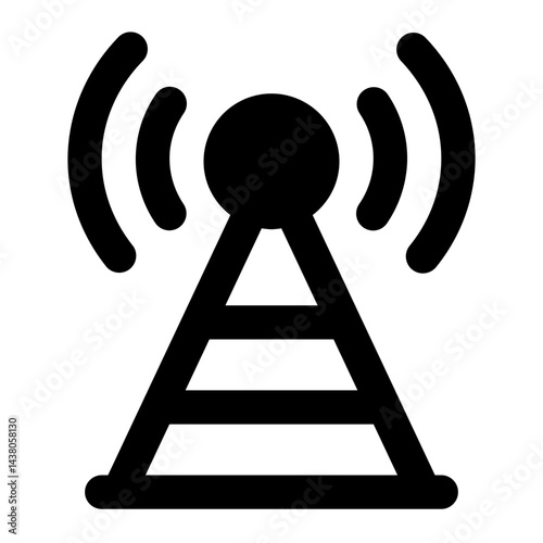antena icon for illustration