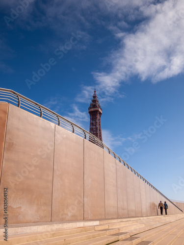 Blackpool Tower and Sea Wall