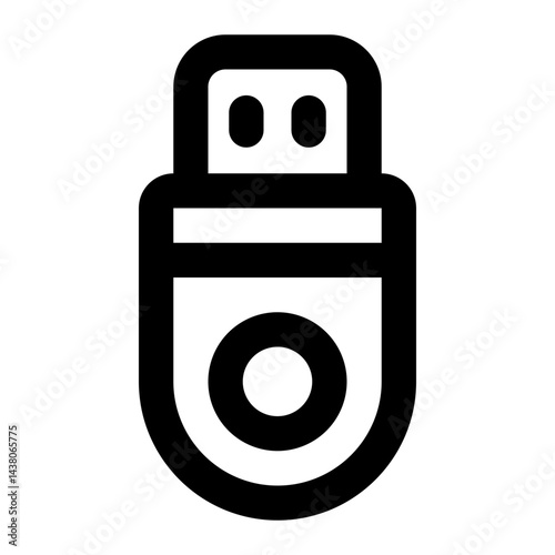 pen drive icon for illustration