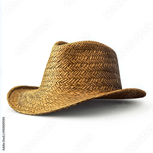 A stylish straw hat, perfect for summer days and outdoor adventures. Great for protecting from the sun.