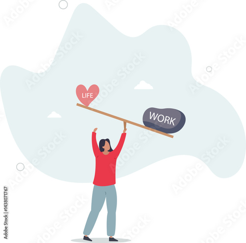 Overworked, exhaustion or burnout, unhealthy work life balance problem, too many work causing fatigue, anxiety or stress concept. character life .