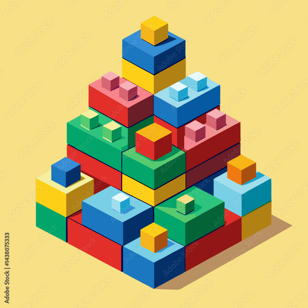 Obraz premium toy building blocks