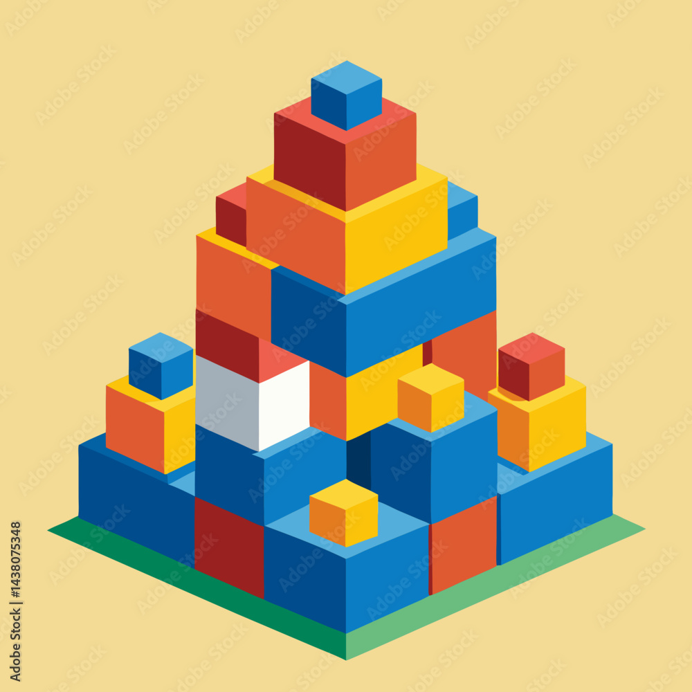 Fototapeta premium toy building blocks