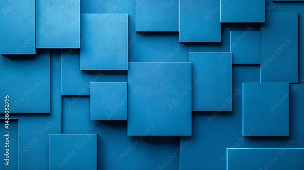 Minimalist blue geometric background with overlapping rectangles. Clean vector style illustration. For corporate design, web, presentation, branding, advertising. Minimalist blue geometric background with overlapping rectangles. Clean vector style illustration. For corporate design, web, presentation, branding, advertising.