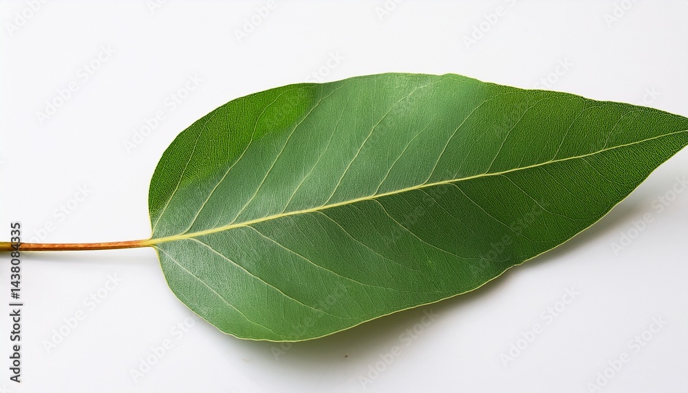 Fototapeta premium tree leaves eucalyptus white background no background