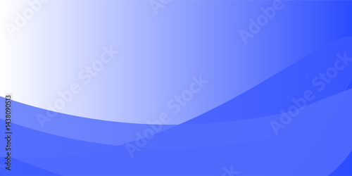 Blue footer separator, modern divider shape vector illustration. web