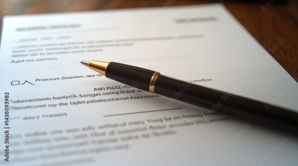 Obraz premium Business partnership agreements, startup contracts, and investment term sheets laid out
