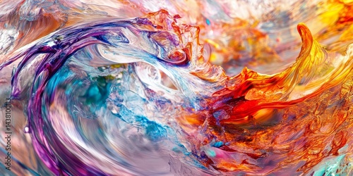 Wishing you a joyful and prosperous New Year! Here's to a year filled with creative inspiration, as represented by this abstract artwork.