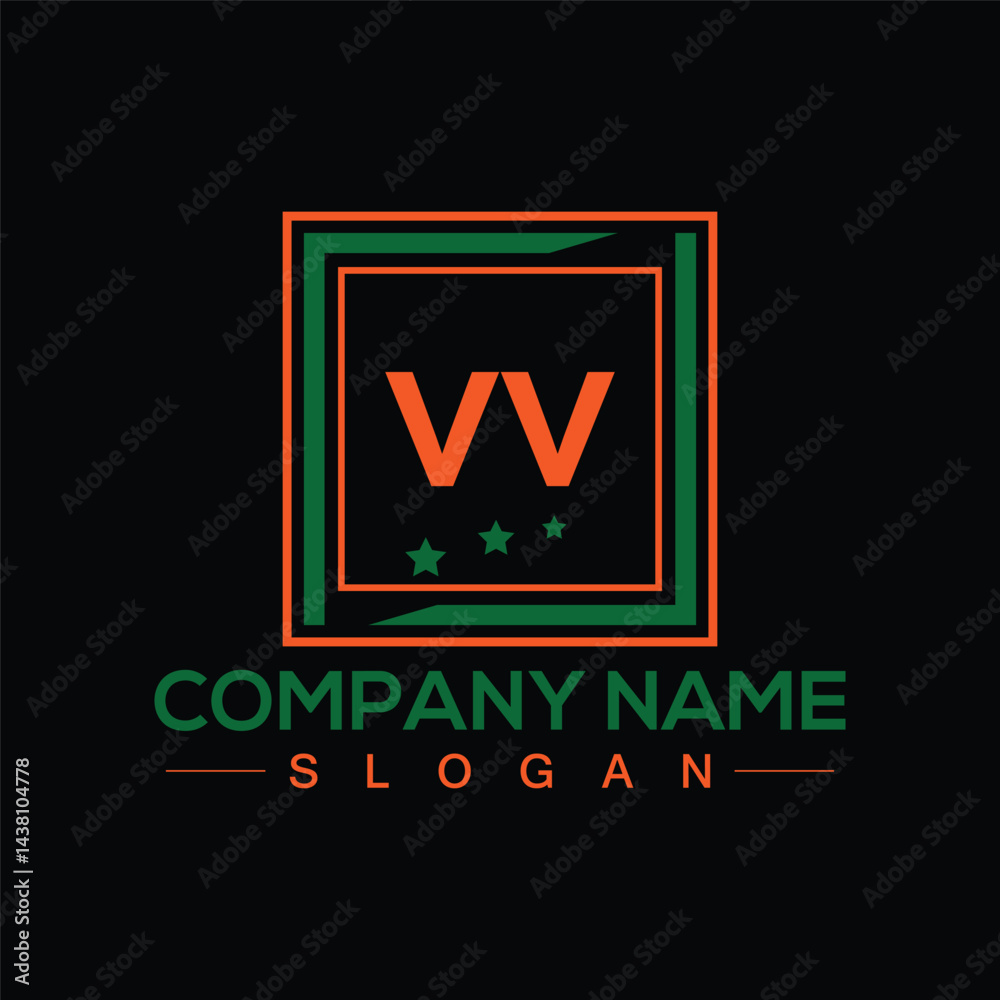 Creative logo design with abstract shape Creative logo design with abstract shape