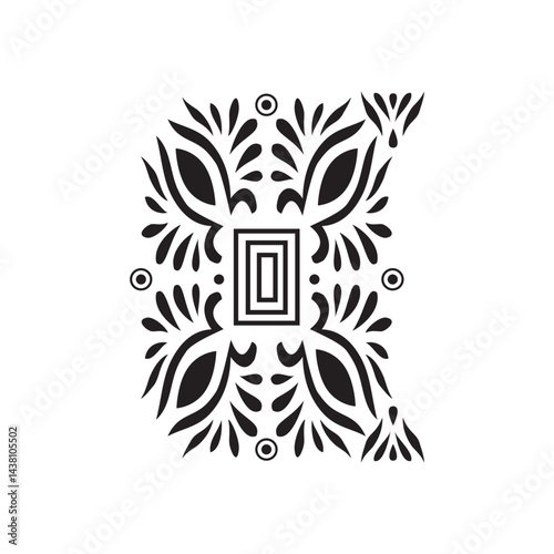 vector illustration of an olive tree