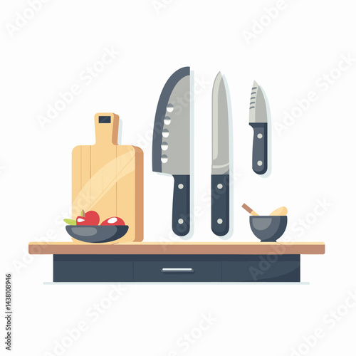 set of kitchen tools