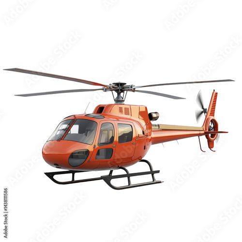 travel helicopter clay 3d render, aerial tourism, flight over landmarks, adventure tours, scenic flight service, realistic clay model, white background with space around