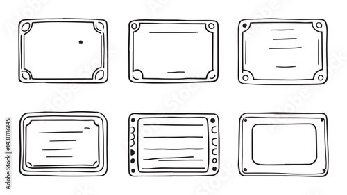 Bath mat set line art